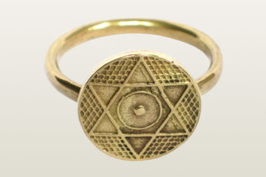 Pierscionek z Gwiazda Dawida