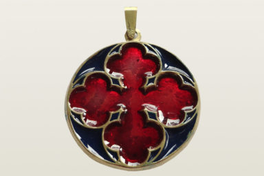 Zawieszka z motywem architektury gotyckiej