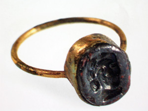 Pierscionek zloty - gemma (oryginal)