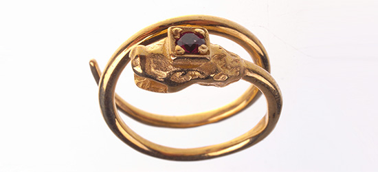 Muzeart pierscionek "Waz"