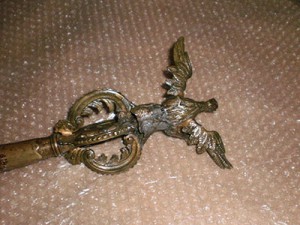 Galka do laski Wloczkow - stan przed renowacja Galka do laski Wloczkow - stan przed renowacja